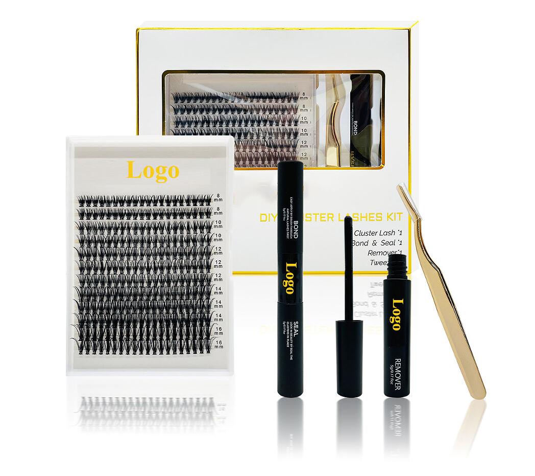 Obțineți aspectul perfect pufos de gene cu kit-ul DIY Cluster Lash