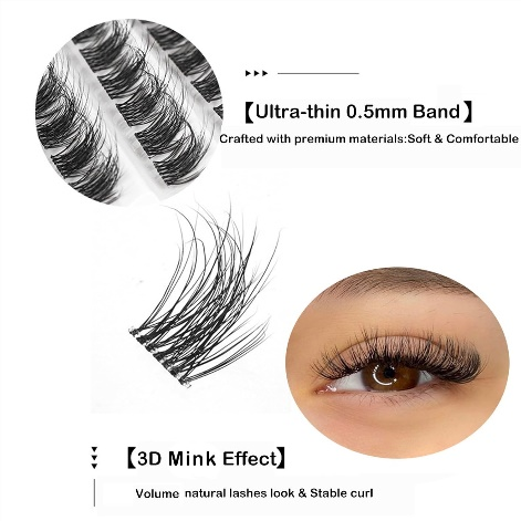 Extensii de gene DIY Mega Volume cu Pingdu Sparkling Eyelash®