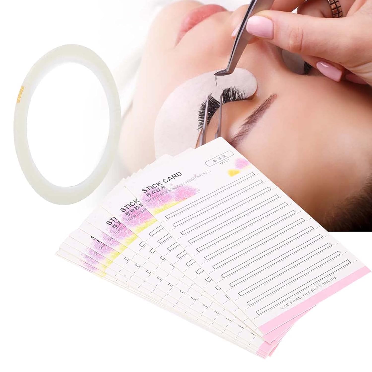 Card de hârtie pentru ventilatoare pentru gene false - Soluția supremă pentru depozitarea extensiilor de gene