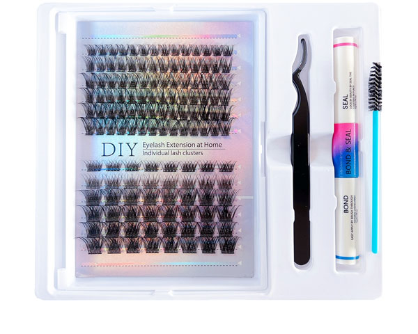 Cele mai bune produse Pingdu Sparkling Eyelash® pentru extensii DIY Mink Lash cu aspect natural