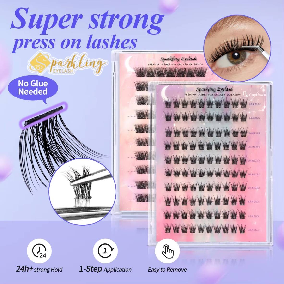 Qingdao Sparkling Eyelash revoluționează industria frumuseții cu genele false personalizabile, impermeabile și reutilizabile autoadezive auto-adezive