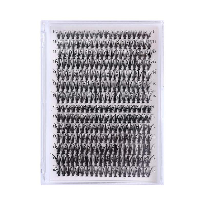 30D 40D 9-18mm Cluster Lashes Tavă mixtă