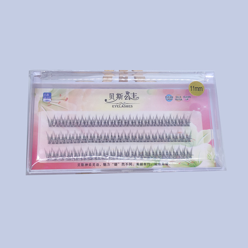 Extensii de gene DIY Gene individuale cu coadă de pește 10 mm