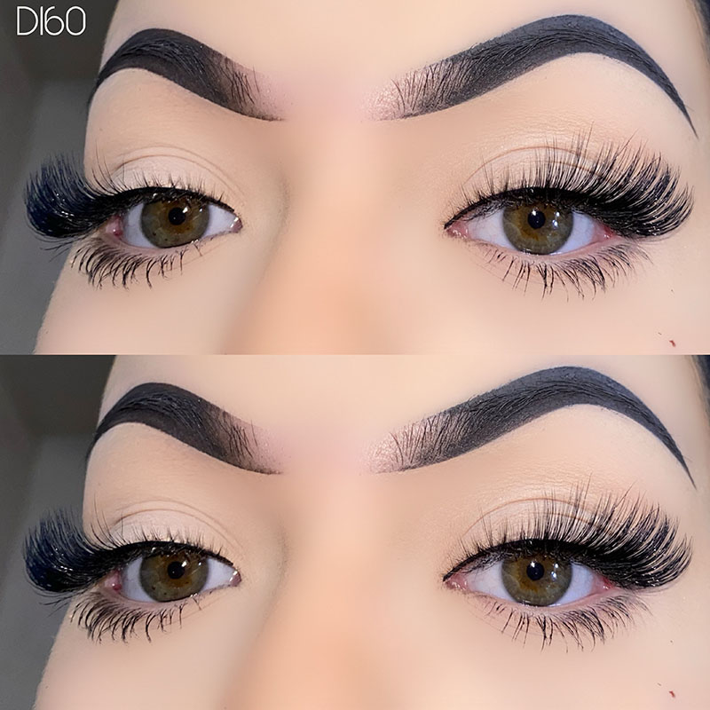 Gene Faux 3D Mink Lashes Ochi de pisică