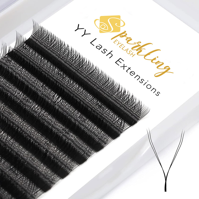 Extensii de gene în formă de YY 2D Premade Fans Eyelash